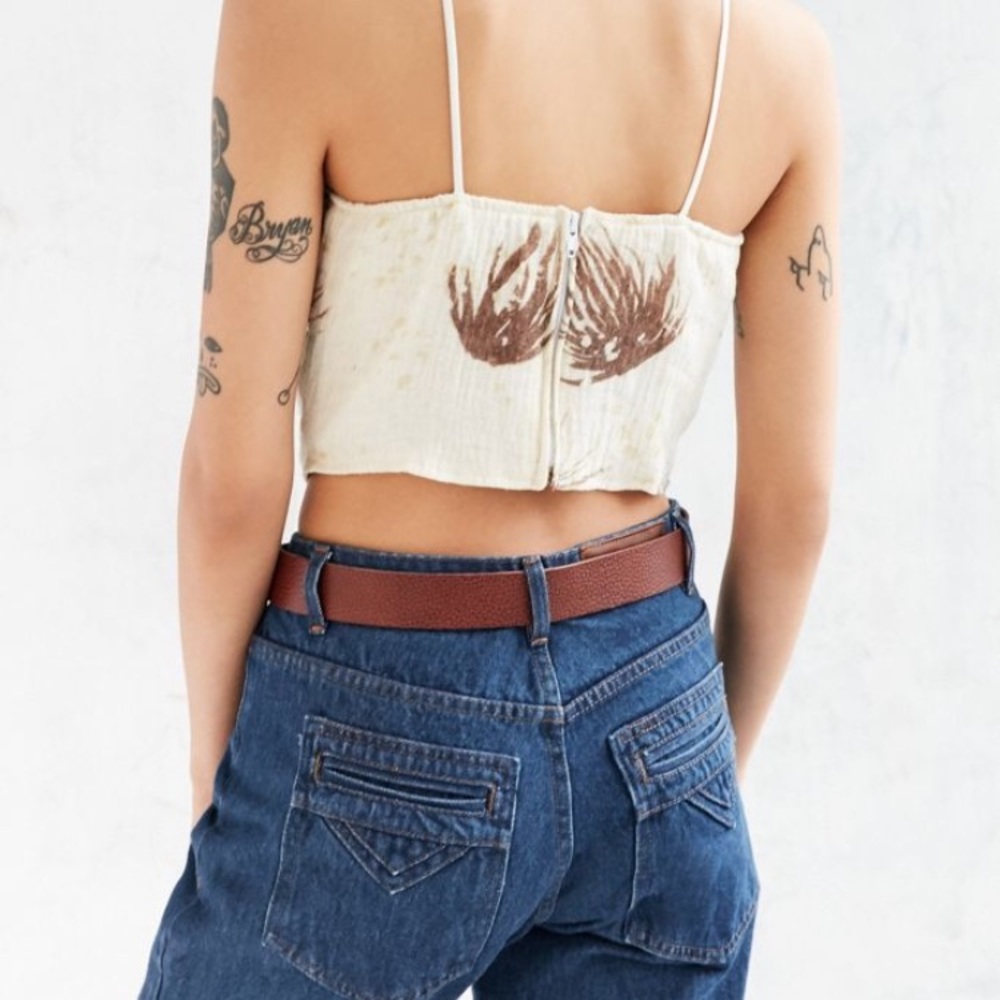 Objects Without Meaning distressed wide leg jeans - image 2